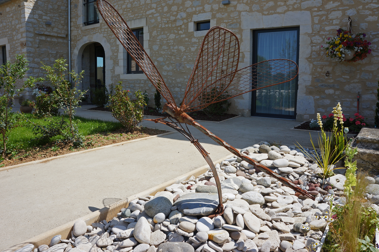 sculpture Maison hotes Les oiseaux de passage