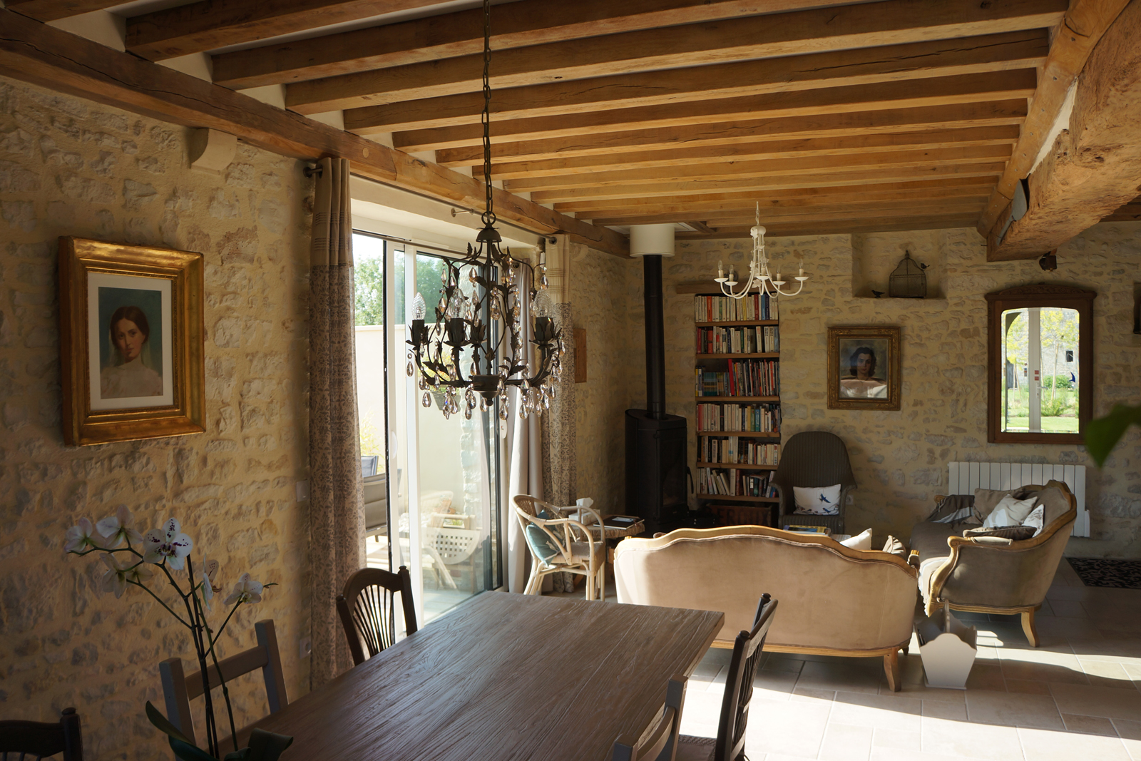 Maison hotes Les oiseaux de passage salle à manger